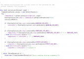 Fig. 1. The method initializes the initial state of the application based on the transferred command line arguments.