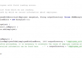 Fig. 3. The method checks whether the fields in the sheet with the list of employees are filled in correctly.