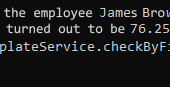 Fig. 5. Example of an error message. Here the accountant understands that there was an error during paysheet calculation for user James Brown and will check the data for him.