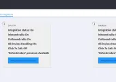 Figure 2 – General integration settings for different systems